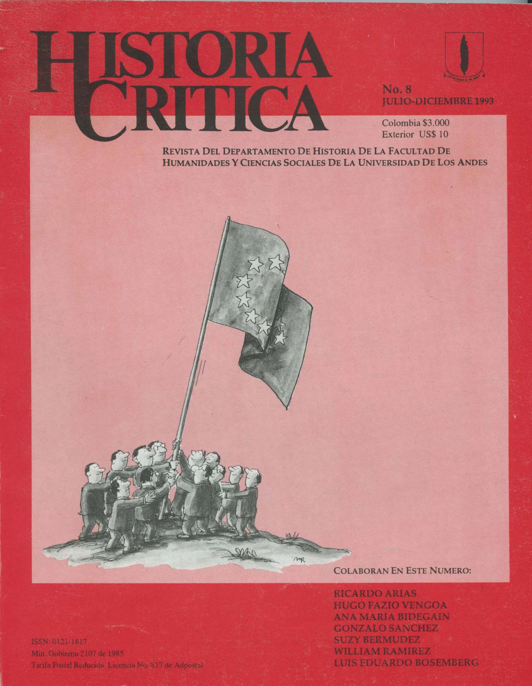 			Ver Núm. 8 (1993): Tema abierto
		