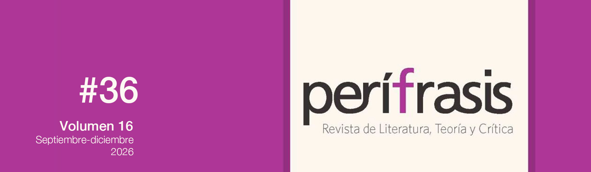 Perífrasis | Nuevo número